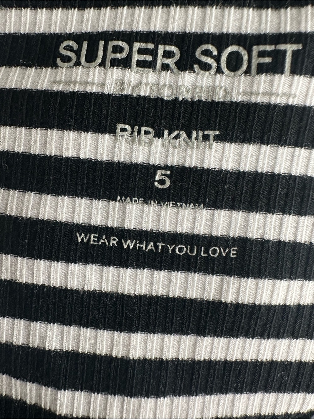 5X Plus Size Torrid Black White Striped Tank Top Lace Up Ruched Tie Rib Knit - Picture 8 of 10